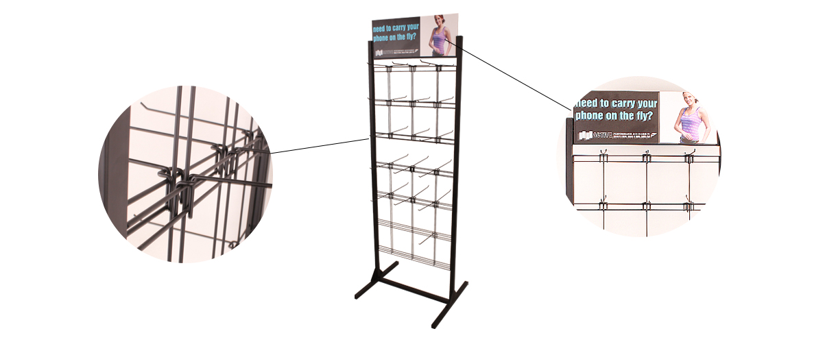 定制落地展架金屬手機配件展示架 工廠直銷